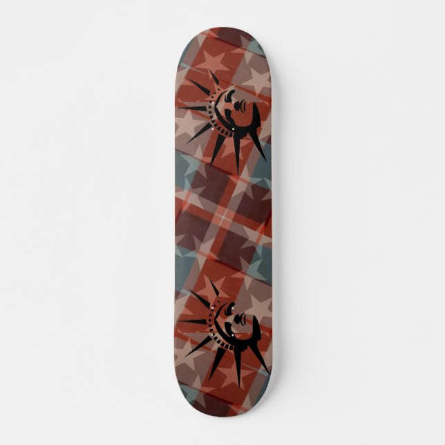 Stars and Stripes Skateboard (Front)