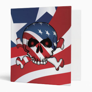 Stars and Stripes Skull Binder