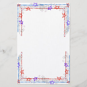 Stars and Stripes Stationery