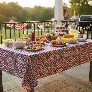 Stars and stripes  tablecloth