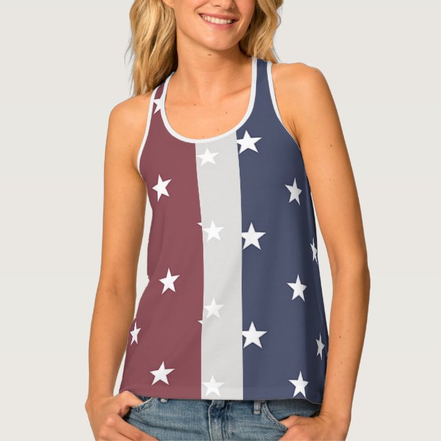 Stars and Stripes Tank Top (Front)