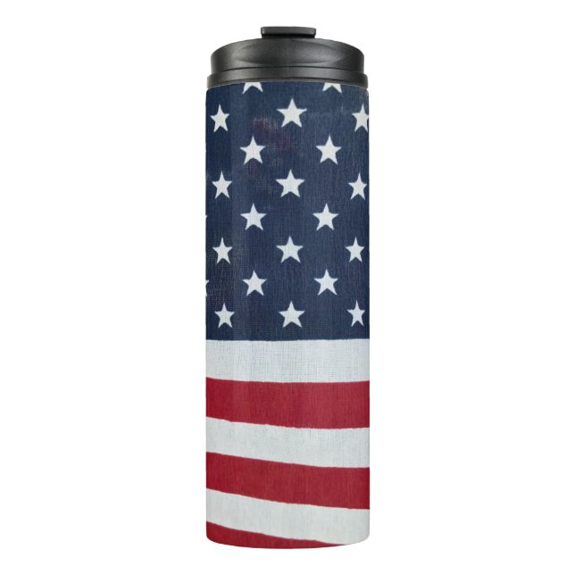 Stars and Stripes Thermal Tumbler (Front)