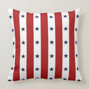 Stars and Stripes Throw Pillow