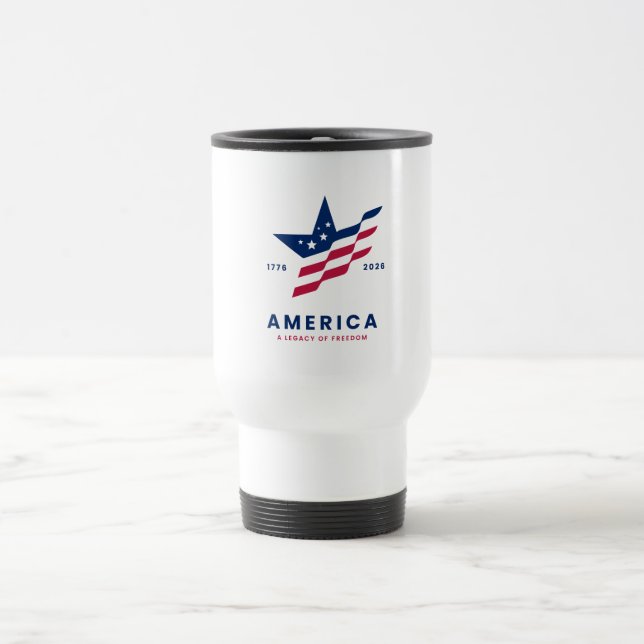 Stars and Stripes Travel Mug (Center)