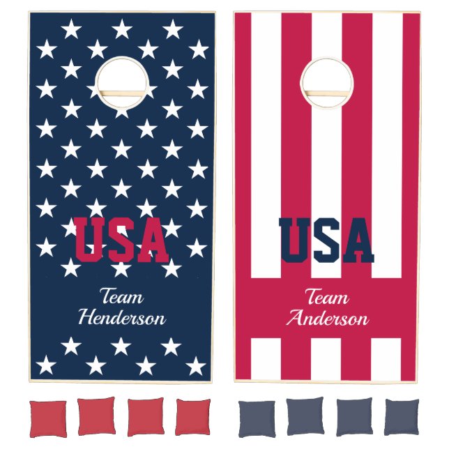 Stars and Stripes US Flag Cornhole Set (Set)