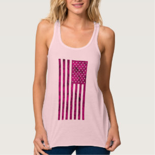 Stars And Stripes US Flag Design Tank Top