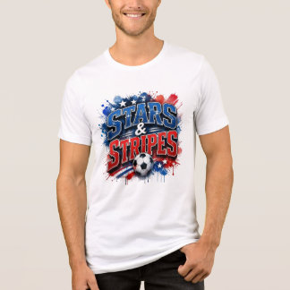 Stars and Stripes - US Soccer Culture Tri-Blend Shirt