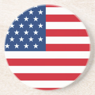 Stars and Stripes USA Coaster