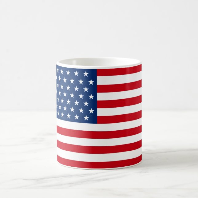 Stars and Stripes USA Coffee Mug (Center)