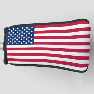 Stars and Stripes USA Flag Golf Head Cover