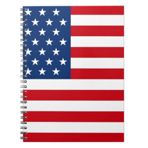 Stars and Stripes USA Notebook