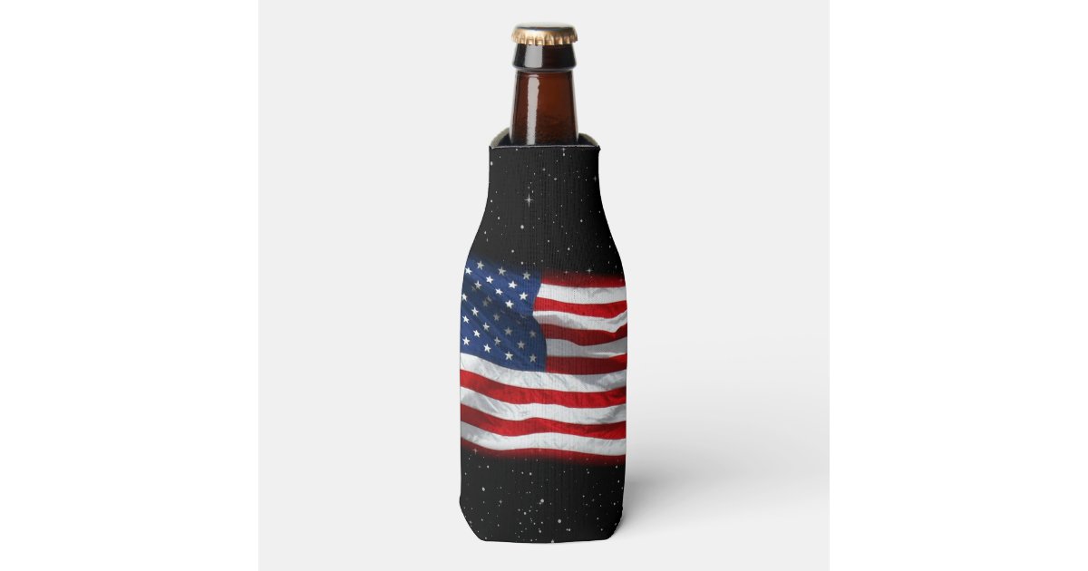 USA Stars & Stripes Patriotic Can Cooler