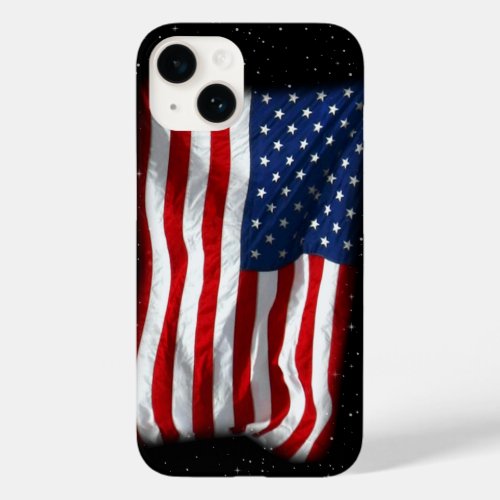 Stars and Stripes USA Patriotic American Flag Case_Mate iPhone 14 Case