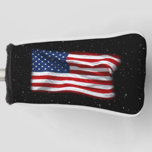 Stars and Stripes USA Patriotic American Flag Golf Head Cover