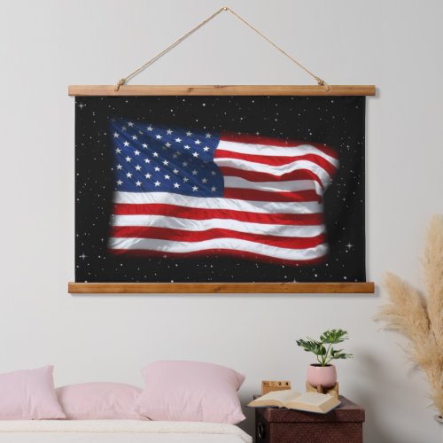 Stars and Stripes USA Patriotic American Flag  Hanging Tapestry