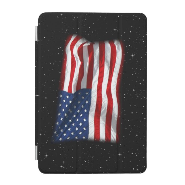 Stars and Stripes USA Patriotic American Flag  iPad Mini Cover (Front)
