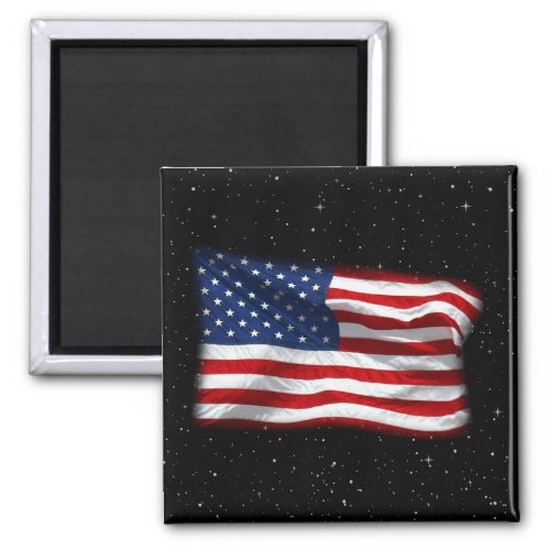 Stars and Stripes USA Patriotic American Flag Magnet