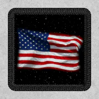 1776 Flag Optional Monogram Cool Patriotic USA Patch