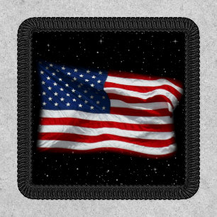 Stars and Stripes USA Patriotic American Flag Patch