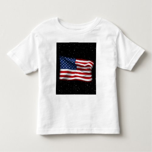 Stars and Stripes USA Patriotic American Flag Toddler T_shirt