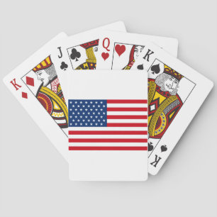 Stars and Stripes USA Poker Cards