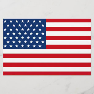 Stars and Stripes USA Stationery