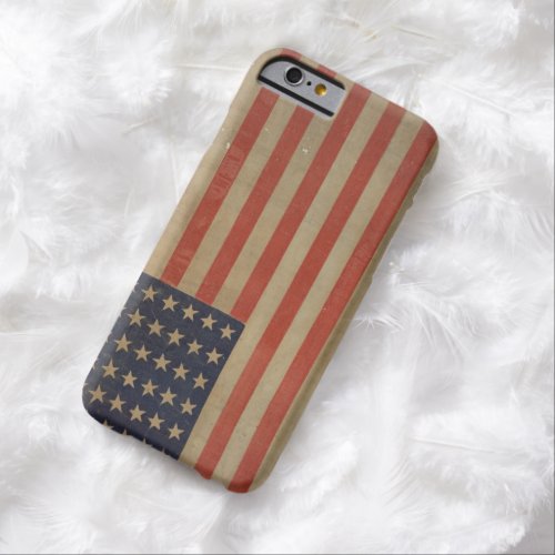 Stars and Stripes Vintage Patriotic American FlagS Barely There iPhone 6 Case