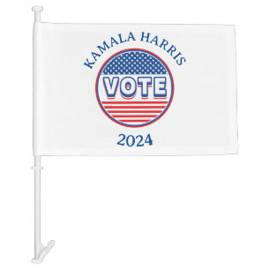 Stars and Stripes Vote USA - Election Car Flag