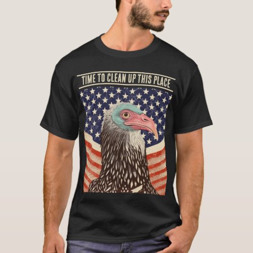 Stars and Stripes Vulture T_shirt