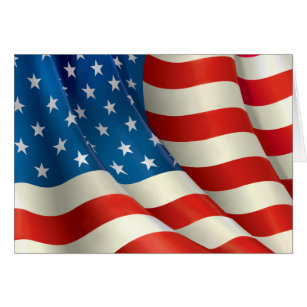 Stars and Stripes Waving U.S. Flag