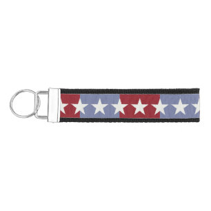Stars and Stripes Wrist Keychain