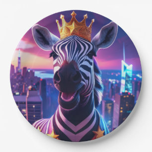 Stars And Stripes Zebra Zanzibar Paper Plates