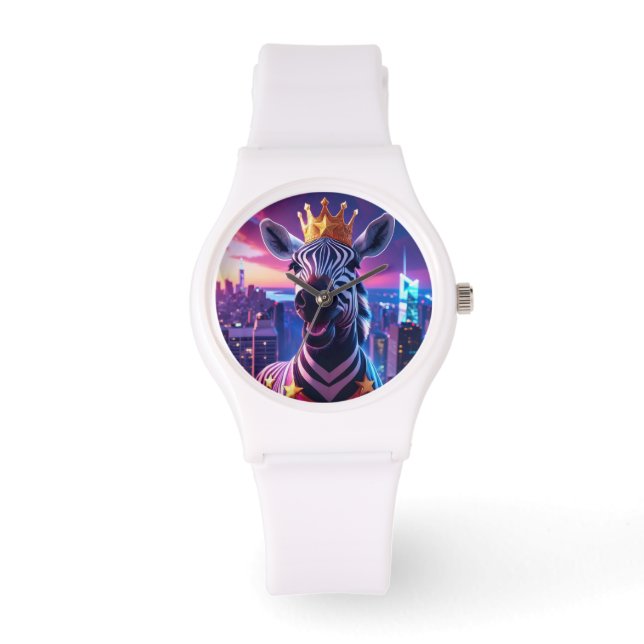 Stars And Stripes Zebra Zanzibar Watch (Front)