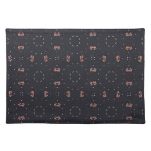 Stars And Unique Spaceship Pattern Cloth Placemat
