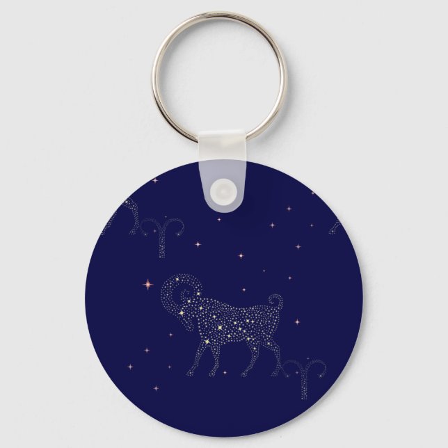 stars aries keychain (Front)