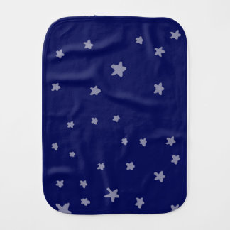 Stars baby burp cloth
