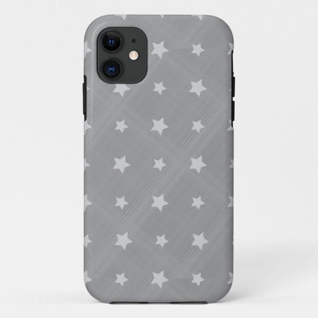 Stars background with textile pattern Case-Mate iPhone case (Back)