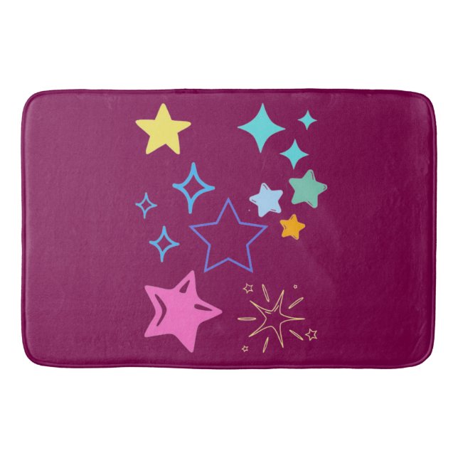 Stars Bath Mat (Front)