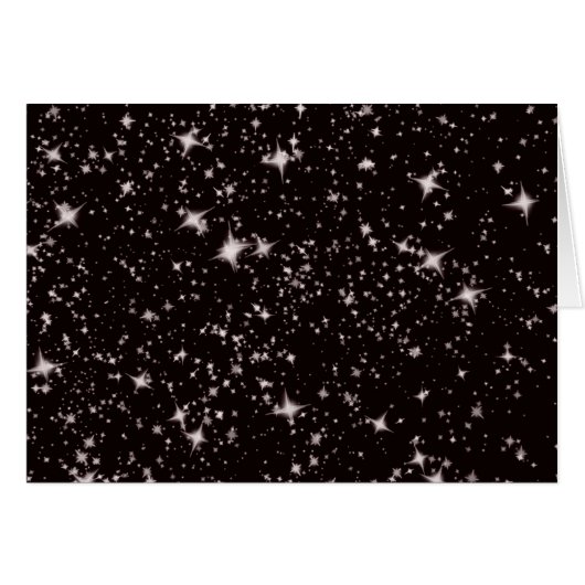 stars black night cards (Front Horizontal)