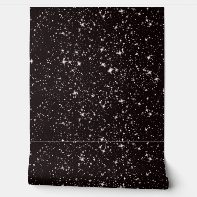 stars black night  wallpaper  (Unrolling)