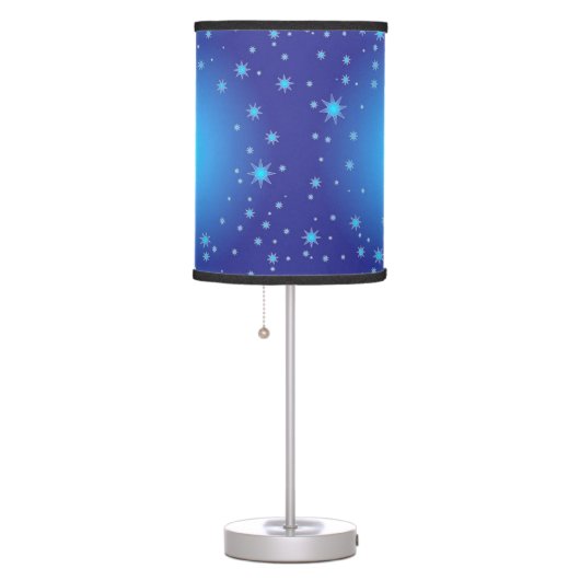 Stars Blue Light Table Lamp (Right)