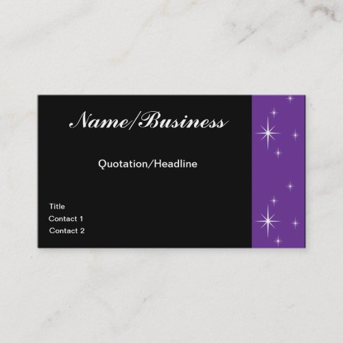 Stars Business Card