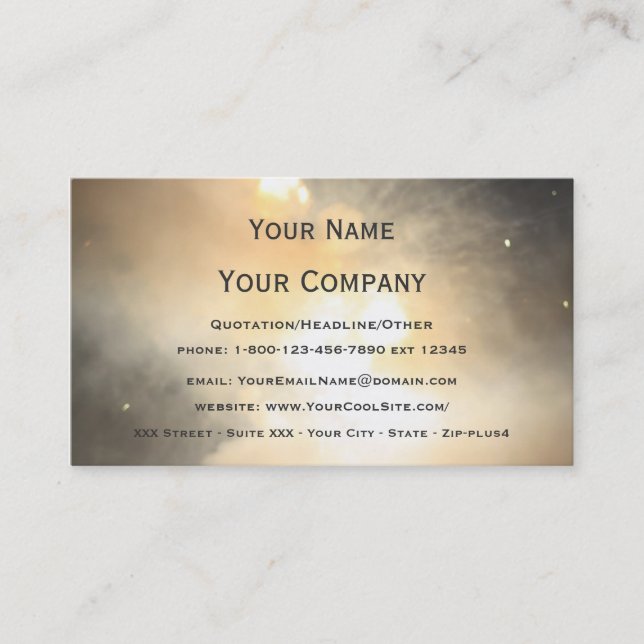 Stars - business cards (Front)