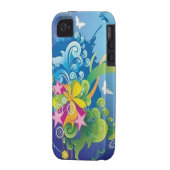 Stars & Butterflies iPhone 4 TOUGH Case (Back Left)