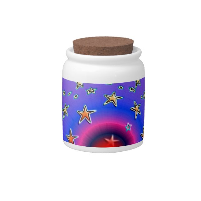 Stars Candy Jar (Front)