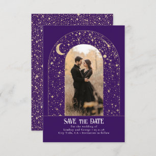 Stars Celestial Arch Save the Date Photo