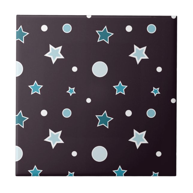 Stars Ceramic Tile (Front)