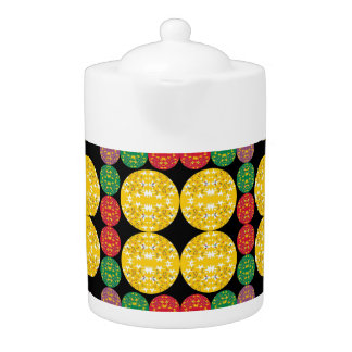 Stars Circles Teapot