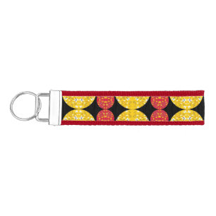 Stars Circles Wrist Keychain