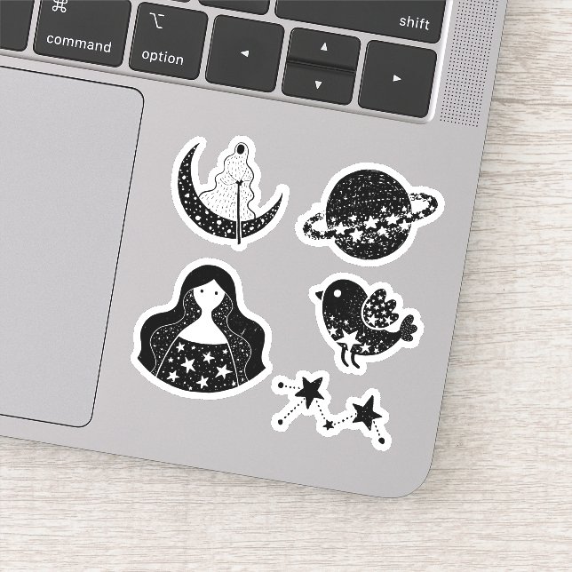 Stars & Constellations Celestial Bodies Collection Sticker (Detail)